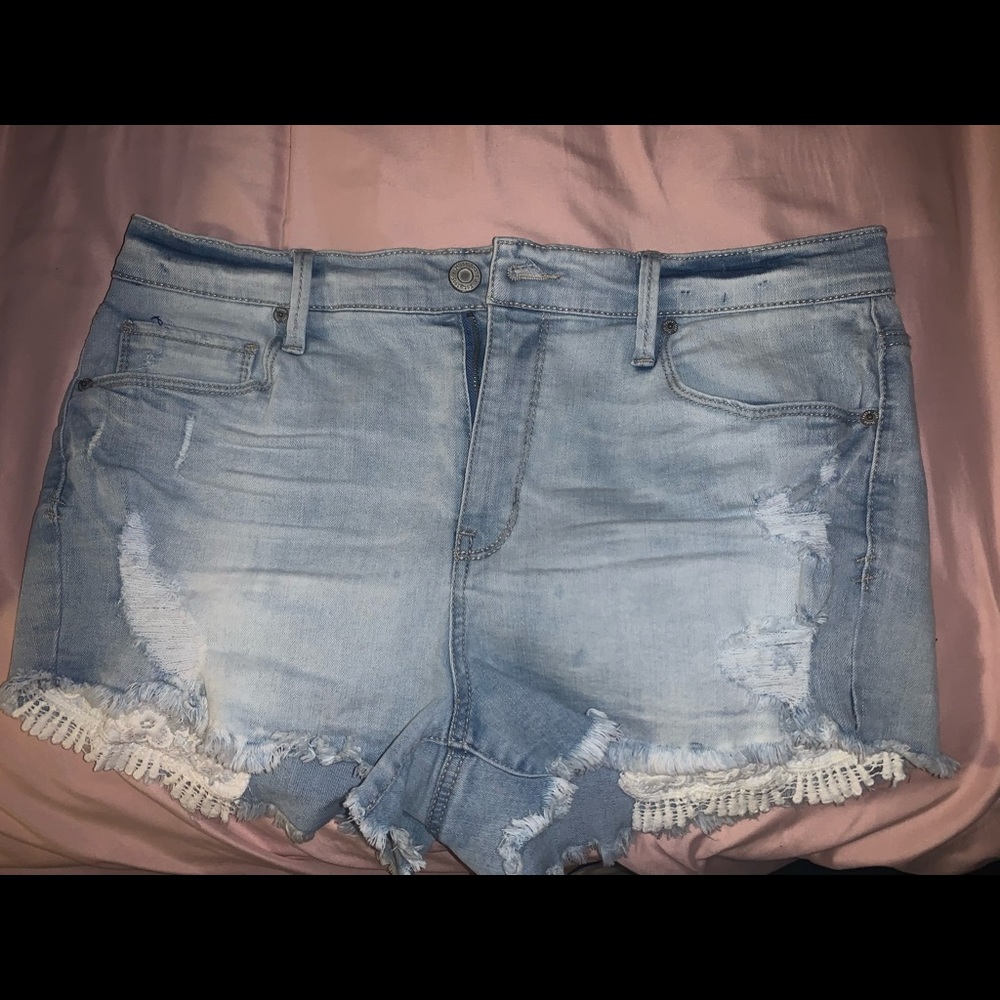 Mudd low rise jean shorts